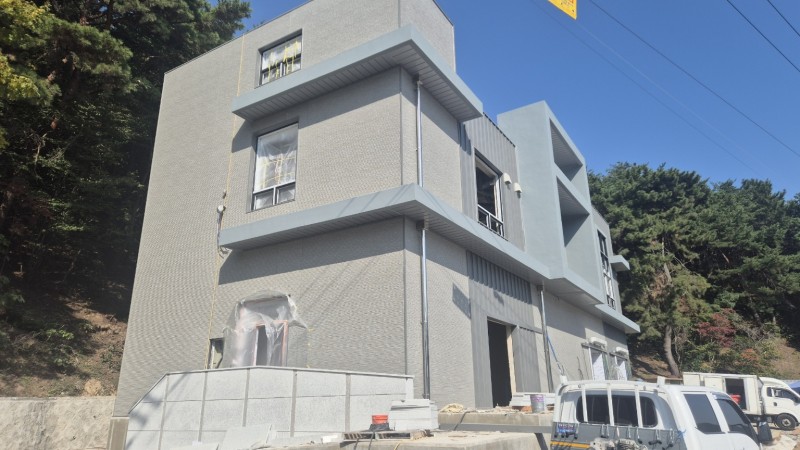 창원시 마산합포구 수산물 처리시설 마감공사 케뮤세라믹 사이딩 with 징크